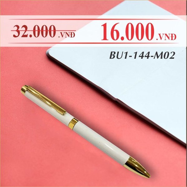 Bút bi vỏ kim loại BU1-144-M02