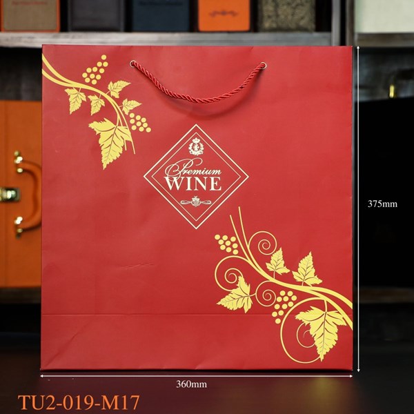 Hộp giấy  Premium Wine chùm nho 