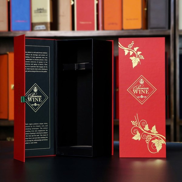 Hộp giấy  Premium Wine chùm nho 