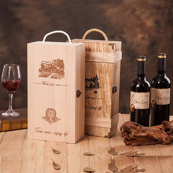 Hộp rượu quà tặng từ gỗ