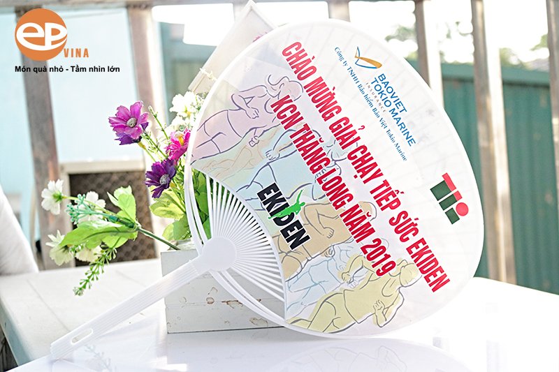 Epvina in quạt nhựa quảng cáo theo yêu cầu