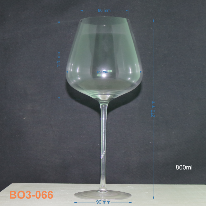 Bộ ly rượu vang thủy tinh 6 ly 066
